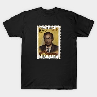 Patrice Lumumba - Soviet era postage stamp design T-Shirt